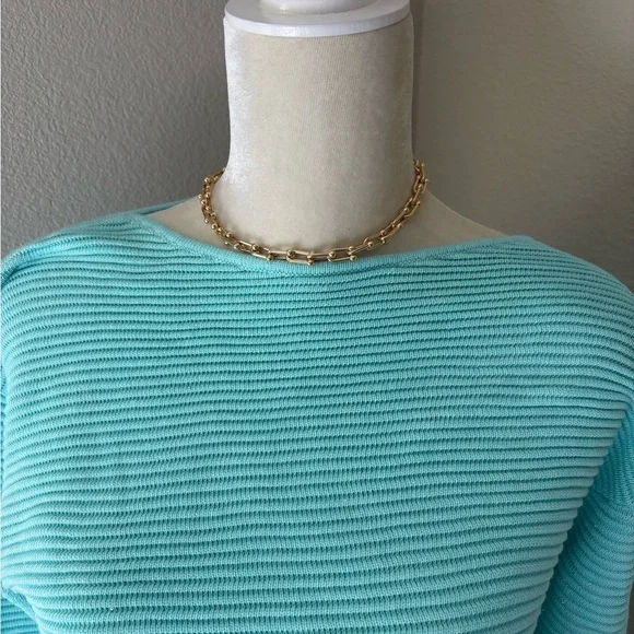 Tommy Bahama Bonita sequin ottoman beteau boat neck sweater.NWT - Picture 2 of 9